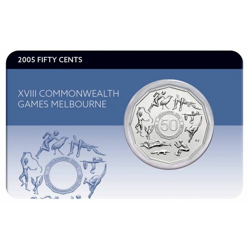 2005 50c XVIII Commonwealth Games Melbourne Coin Pack