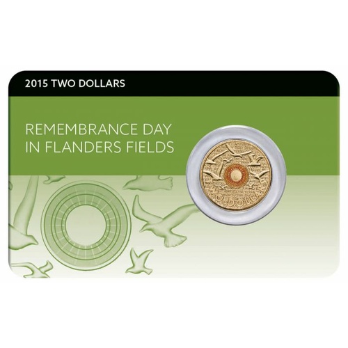 2015 $2 Orange Remembrance Day Coin Pack