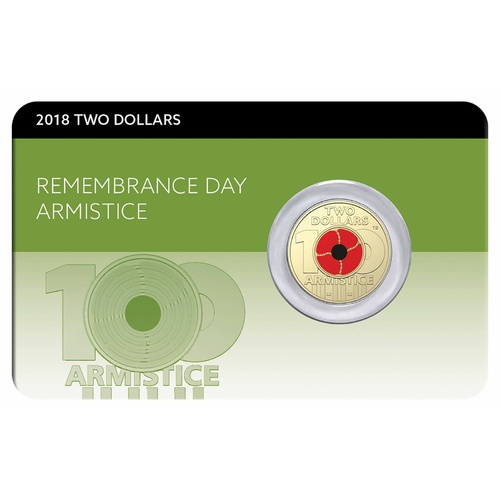 2018 $2 Remembrance Day Armistice Centenary Coin Pack
