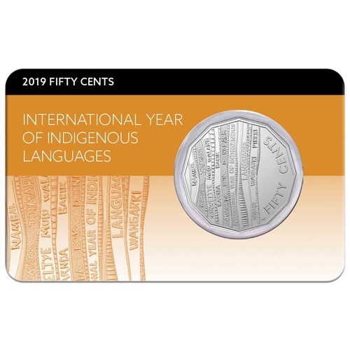 2019 50c International Year of Indigenous Languages Coin Pack