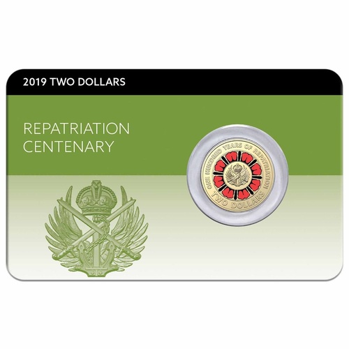 2019 $2 Repatriation Centenary Coin Pack