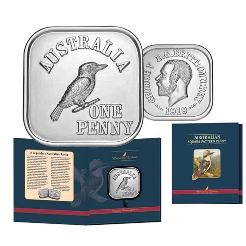 Australian Square Pattern Penny Centenary Tribute Portfolio