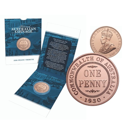 1930 Penny Rose-Gold Plated Commemorative Tribute