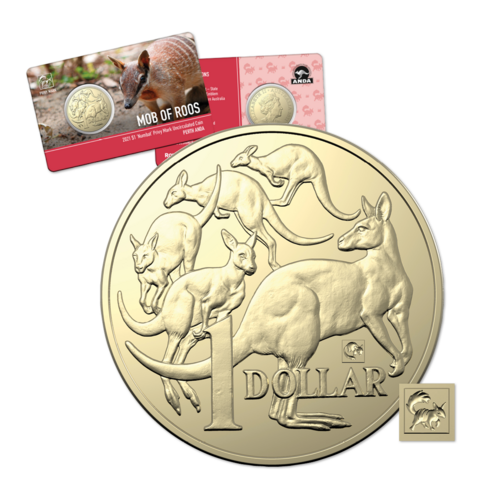 2021 $1 Numbat Privy Mark Coin ANDA Perth Money EXPO 