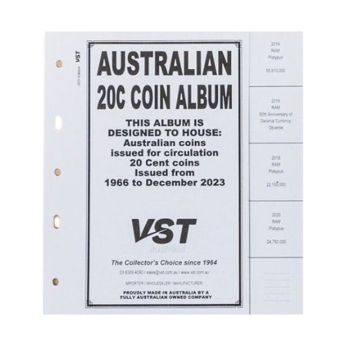 VST 20c Album Supplement Pages