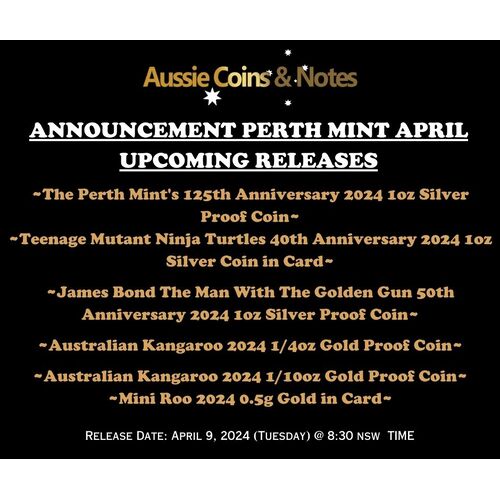 Perth Mint Upcoming Releases main image